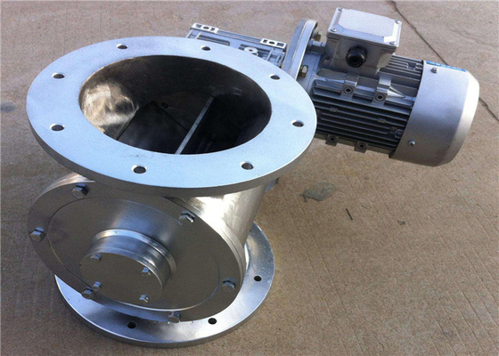 Type rond valve rotatoire de sas de manipulation matérielle de SS304